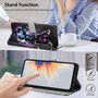 Klapp Schutz Handyh�lle f�r Samsung Galaxy A57 5G Kunstleder Motiv mit Kartenfach & Standfunktion