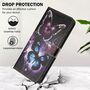 Klapp Schutz Handyh�lle f�r Samsung Galaxy A57 5G Kunstleder Motiv mit Kartenfach & Standfunktion