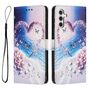 Klapp Schutz Handyh�lle f�r Samsung Galaxy A57 5G Kunstleder Motiv mit Kartenfach & Standfunktion