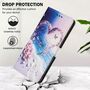 Klapp Schutz Handyh�lle f�r Samsung Galaxy A57 5G Kunstleder Motiv mit Kartenfach & Standfunktion