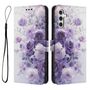 Klapp Schutz Handyh�lle f�r Samsung Galaxy A57 5G Kunstleder Motiv mit Kartenfach & Standfunktion