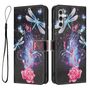 Klapp Schutz Handyh�lle f�r Samsung Galaxy A57 5G Kunstleder Motiv mit Kartenfach & Standfunktion