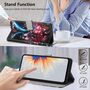 Klapp Schutz Handyh�lle f�r Samsung Galaxy A57 5G Kunstleder Motiv mit Kartenfach & Standfunktion