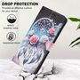 Klapp Schutz Handyh�lle f�r Samsung Galaxy A57 5G Kunstleder Motiv mit Kartenfach & Standfunktion