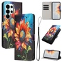 Klapp Schutz Handyh�lle f�r Samsung Galaxy A57 5G Kunstleder Motiv mit Kartenfach & Standfunktion