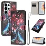 Klapp Schutz Handyh�lle f�r Samsung Galaxy A57 5G Kunstleder Motiv mit Kartenfach & Standfunktion