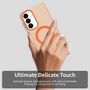 MagSafe f�r Samsung Galaxy S26 Plus Candy Design Hybrid TPU Orange