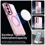 MagSafe f�r Samsung Galaxy S26 Plus Candy Design Hybrid TPU Pink