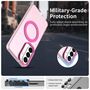 MagSafe f�r Samsung Galaxy S26 Plus Candy Design Hybrid TPU Pink