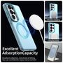 MagSafe f�r Samsung Galaxy S26 Ultra Candy Design Hybrid TPU Blau