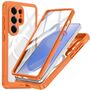 MagSafe f�r Samsung Galaxy S26 Ultra 5G 360 Grad Bumper Orange