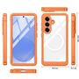MagSafe f�r Samsung Galaxy S26 Plus 5G 360 Grad Hybrid Bumper Orange