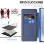 MagSafe f�r Samsung Galaxy S26 Kunstleder RFID Schutz Wallet D- Blau