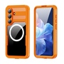 Magsafe Wasserdicht f�r Samsung Galaxy S26 5G Schutz Kunststoff Orange