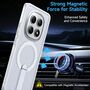 MagSafe f�r Xiaomi Redmi Note 15 4G / 5G Honeycomb K�hlend Transparent