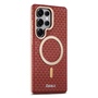 MagSafe f�r Samsung Galaxy S25 Ultra 5G Schild TPU H�lle Rot