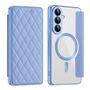 MagSafe f�r Samsung Galaxy S26 Plus Kunstleder RFID Schutz Hellblau
