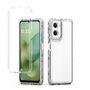 Hybrid f�r Motorola Moto G06 4G TPU / Acryl Hybrid Schutz Transparent