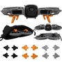 F�r DJI Neo 2 Faltbares Landing Gear Schutz Set 4pcs Schwarz