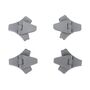 F�r DJI Neo 2 Faltbares Landing Gear Schutz Set 4pcs Grau