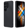 Ultrad�nn Glattes Kunstleder f�r Samsung Galaxy S26 Ultra TPU Schwarz