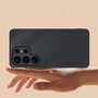 Ultrad�nn Glattes Kunstleder f�r Samsung Galaxy S26 Ultra TPU Schwarz