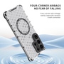 MagSafe f�r Samsung Galaxy S26 Ultra 5G Wabe TPU Silikon H�lle Trans