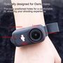F�r DJI Osmo Nano Silikon Schutzcover mit Daumenstrap Schwarz