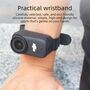 F�r DJI Osmo Nano Silikon Schutzcover mit Daumenstrap Schwarz