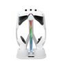 F�r Meta Quest 3 VR Ladestation mit RGB Licht Wei�
