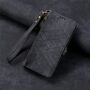 Wallet Klapph�lle f�r Xiaomi 17 Geometric Kunstleder Zipper Schwarz