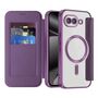 MagSafe f�r Google Pixel 10a Kunstleder RFID Kamera Schutz Lila