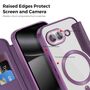 MagSafe f�r Google Pixel 10a Kunstleder RFID Kamera Schutz Lila