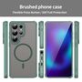 MagSafe f�r Samsung Galaxy S26 Ultra 5G Hybrid Kameraschutz Gr�n