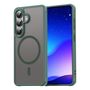 MagSafe f�r Samsung Galaxy S26 5G TPU Hybrid Kameraschutz Matt Gr�n