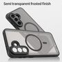 MagSafe f�r Samsung Galaxy A37 5G TPU Hybrid Kameraschutz Matt Schwarz