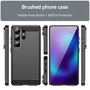 f�r Samsung Galaxy S26 Ultra Carbon Brushed Design TPU Schwarz