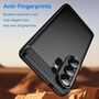 f�r Samsung Galaxy S26 Ultra Carbon Brushed Design TPU Schwarz
