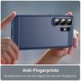 f�r Samsung Galaxy S26 Ultra Carbon Brushed Design TPU Blau