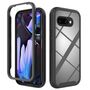 Sto�fest f�r Google Pixel 9a TPU / PC Hybrid Geometrisches Muster