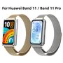 Edelstahl f�r Huawei Band 11 / 11 Pro / 10 Milan Magnet Band Rose Gold