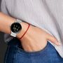 Edelstahl f�r Google Pixel Watch 4 / 3 45mm Magnet Band Schwarz