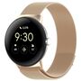 Edelstahl f�r Google Pixel Watch 4 Watch / 3 45mm Magnet Band C- Gold