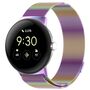 Edelstahl f�r Google Pixel Watch 4 / 3 45mm Magnet Band Bunt