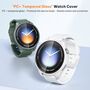 + Schutzglas f�r Xiaomi Watch 5 Full Cover PC Geh�use Transparent