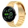 Edelstahl f�r Google Pixel Watch 4 / 3 45mm Three Beads Gold