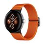 Nylon f�r Google Pixel Watch 4 / 3 45mm Elastisch Verstellbar Orange