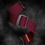 Nylon f�r Google Pixel Watch 4 / 3 45mm Elastisch Verstellbar Weinrot