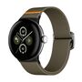 Nylon f�r Google Pixel Watch 4 / 3 45mm Elastisch Verstellbar D- Gr�n