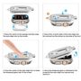 mit Anbringhilfe f�r Samsung Galaxy Watch 8 40mm Screen 9H Clear